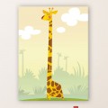 Tableau Girafe dans la Savane